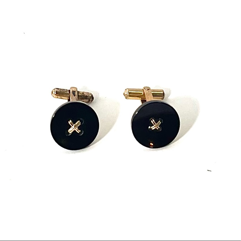 Onyx Button Cufflink